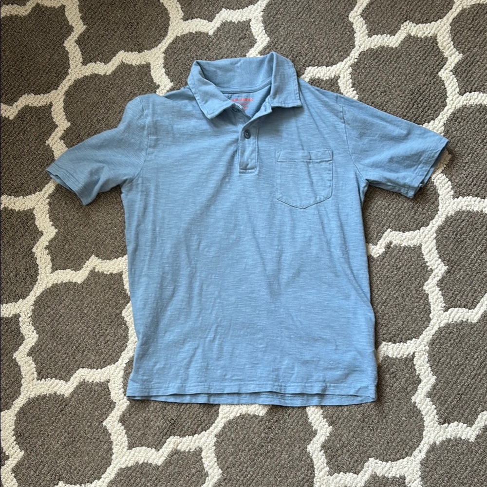 Joe Fresh Boy Blue Polo Shirt, good used condition, size 14